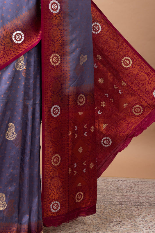 Gulbahar Banarasi Chanderi Silk Saree