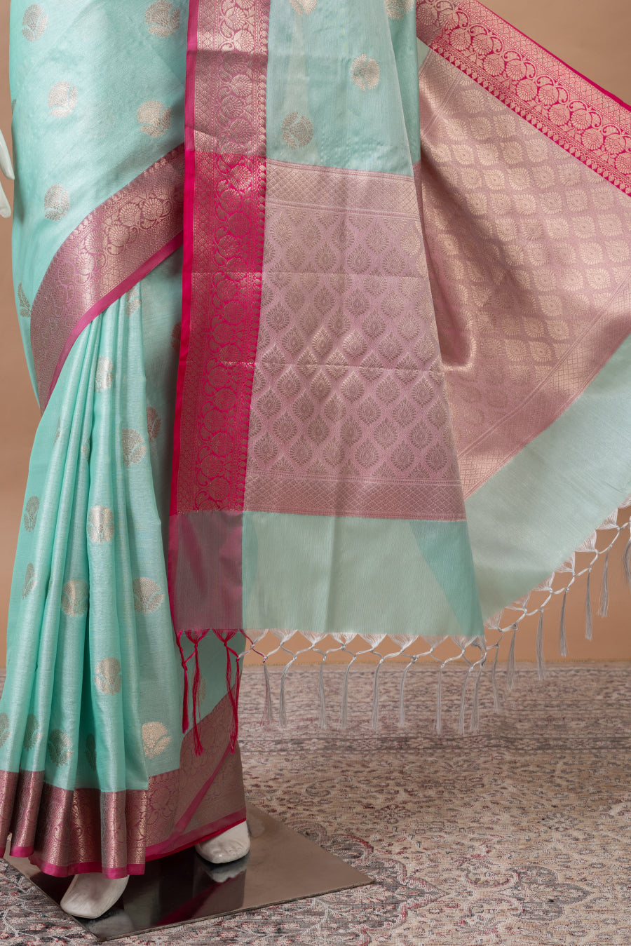 Kumud Banarasi Tissue Silk