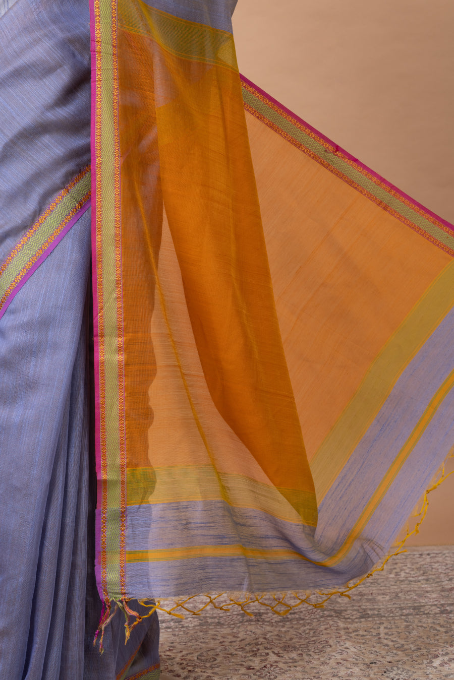Surabhi Maheswari with border – Mauve