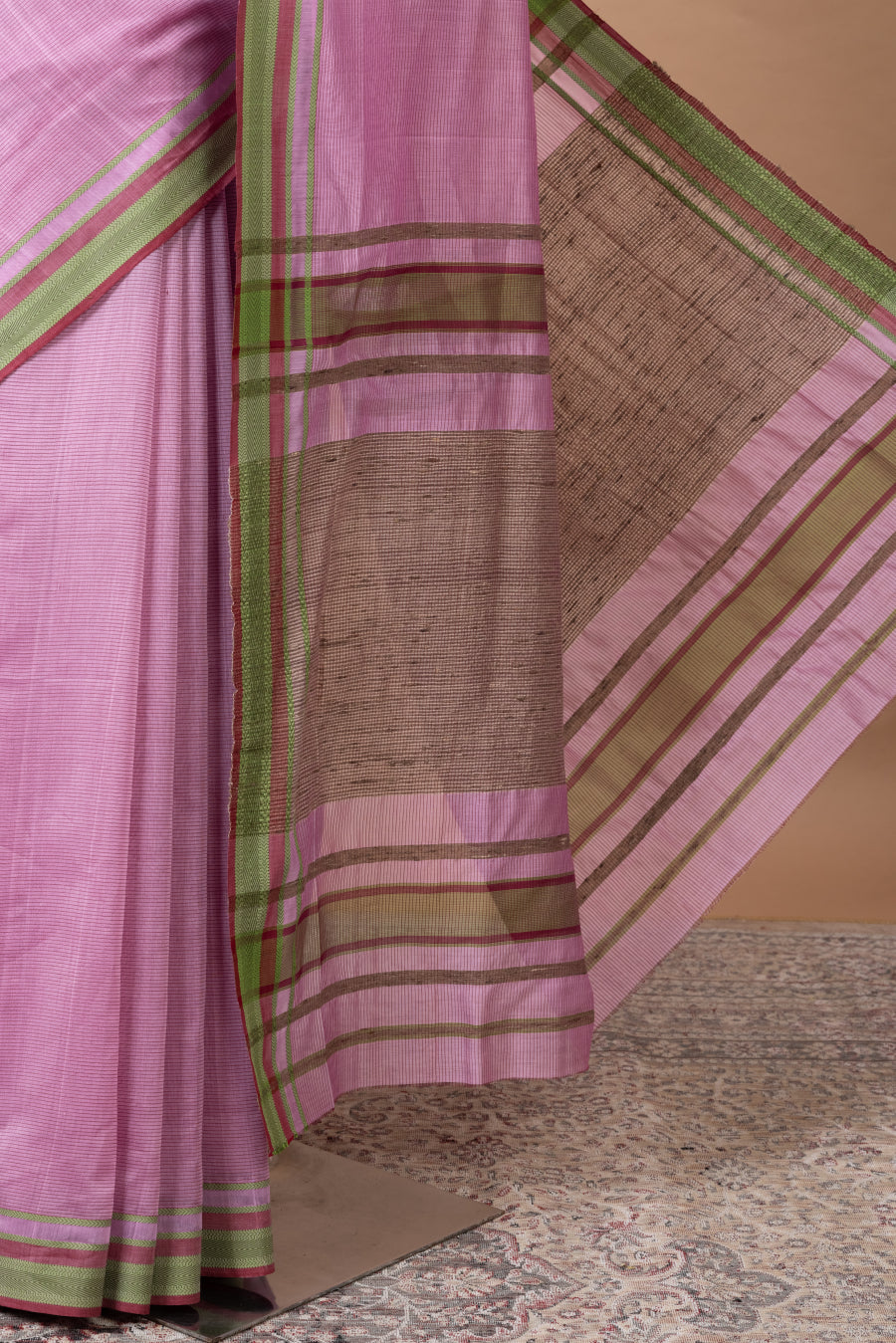 Meghdoot Maheswari with border – Mauve