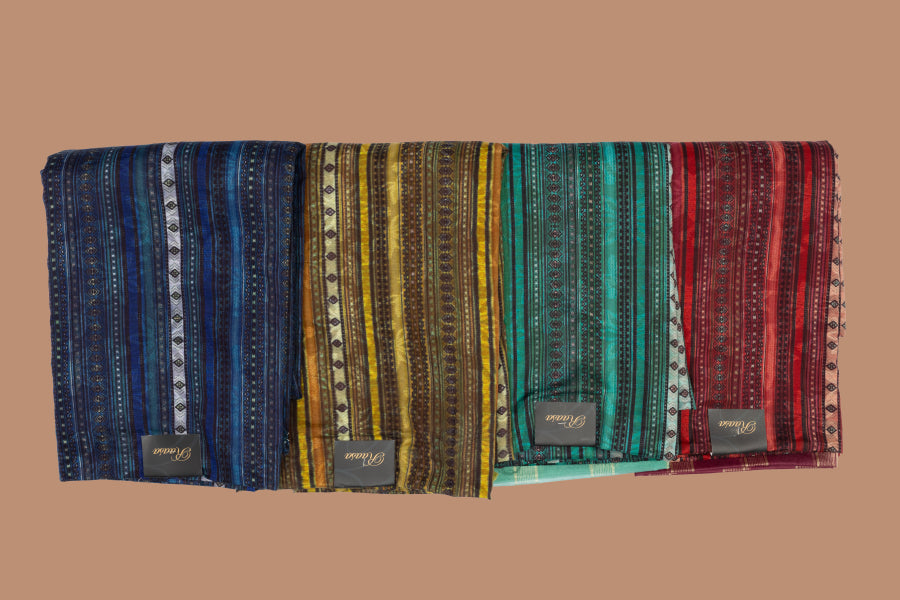 Printed Chanderi Suit