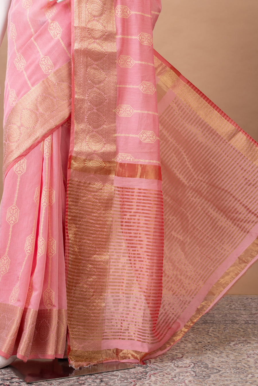 Vasanti Banarasi Chanderi Silk