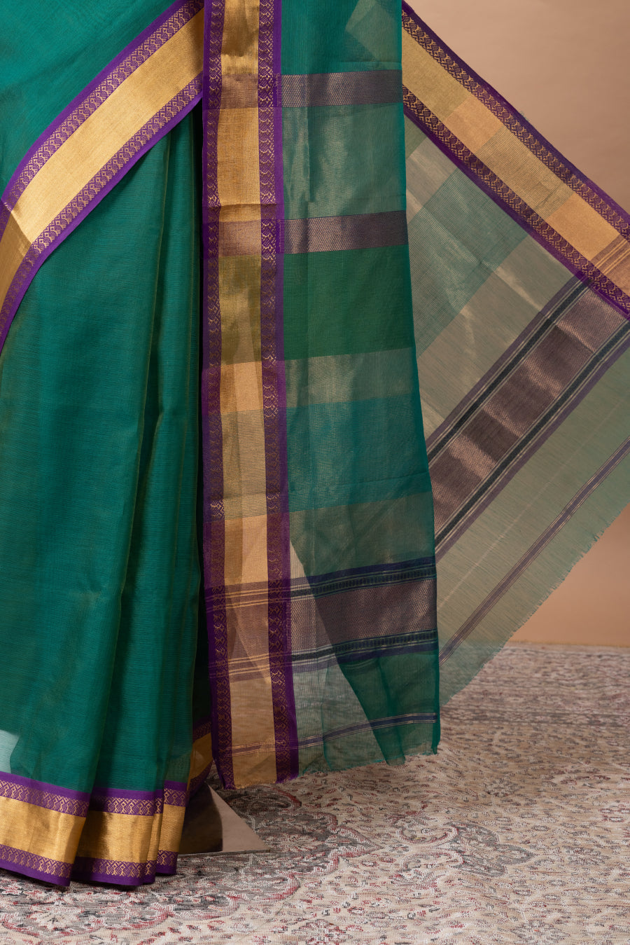 Meghdoot Maheswari with gold/purple border