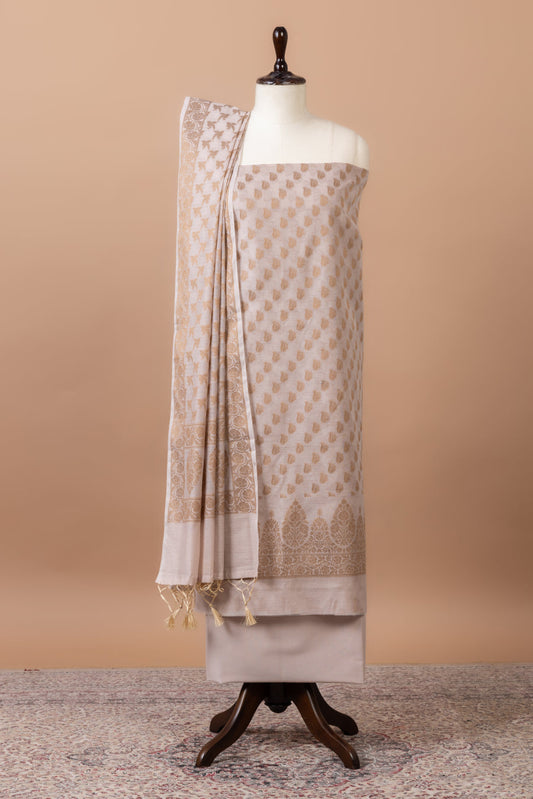 Neelkamal Woven Chanderi Suit with Woven Chanderi duppatta & plain bottom